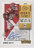 Rookie Ticket Autograph - Armani Watts