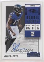 Rookie Ticket Autograph - Jordan Lasley