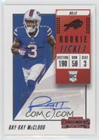 Rookie Ticket Autograph - Ray-Ray McCloud