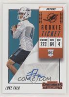 Rookie Ticket Autograph - Luke Falk