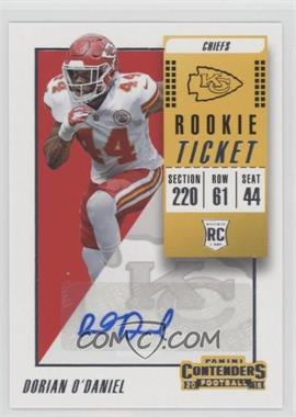 2018 Panini Contenders - [Base] #210 - Rookie Ticket Autograph - Dorian O'Daniel