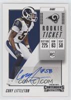 Rookie Ticket Autograph - Cory Littleton