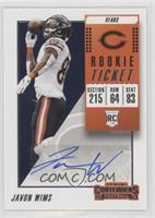 Rookie Ticket Autograph - Javon Wims [Noted]