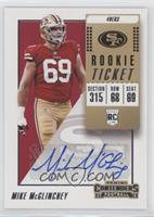 Rookie Ticket Autograph - Mike McGlinchey