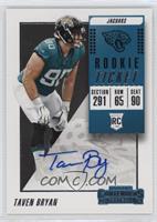 Rookie Ticket Autograph - Taven Bryan