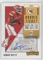 Rookie Ticket/Rookie Ticket Variation - Armani Watts