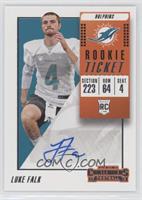 Rookie Ticket/Rookie Ticket Variation - Luke Falk