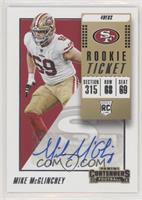 Rookie Ticket/Rookie Ticket Variation - Mike McGlinchey