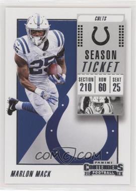 2018 Panini Contenders - [Base] #59 - Marlon Mack