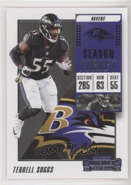 2018 Panini Contenders - [Base] #92 - Terrell Suggs