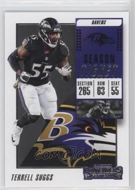 2018 Panini Contenders - [Base] #92 - Terrell Suggs