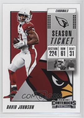 2018 Panini Contenders - [Base] #98 - David Johnson