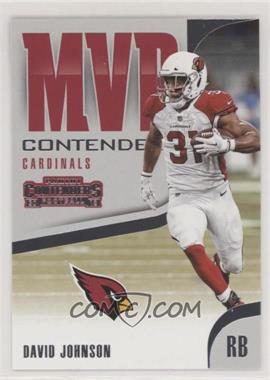 2018 Panini Contenders - MVP Contenders #MVP-11 - David Johnson