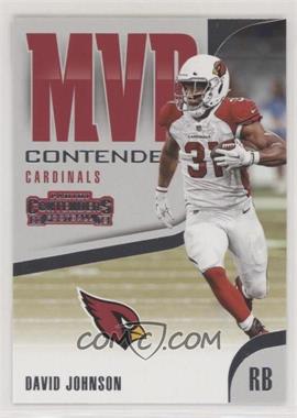 2018 Panini Contenders - MVP Contenders #MVP-11 - David Johnson