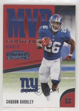 2018 Panini Contenders - MVP Contenders #MVP-21 - Saquon Barkley