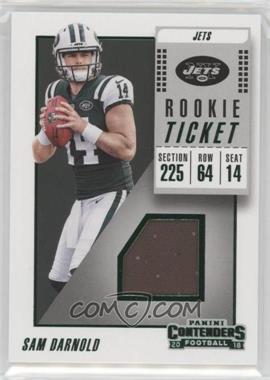 2018 Panini Contenders - Rookie Ticket Swatches #RTS-3 - Sam Darnold