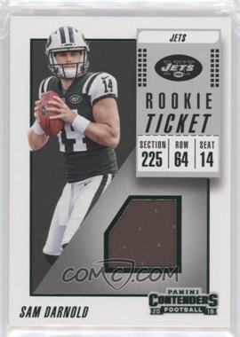 2018 Panini Contenders - Rookie Ticket Swatches #RTS-3 - Sam Darnold