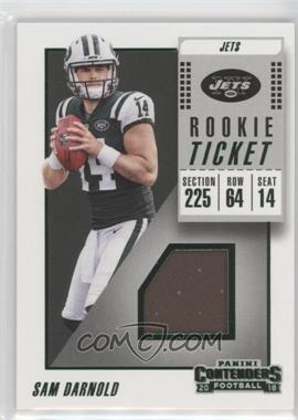 2018 Panini Contenders - Rookie Ticket Swatches #RTS-3 - Sam Darnold