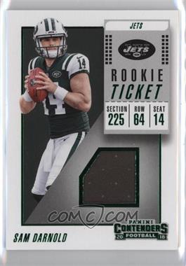 2018 Panini Contenders - Rookie Ticket Swatches #RTS-3 - Sam Darnold