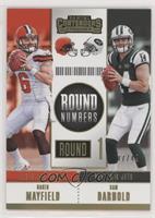 Baker Mayfield, Sam Darnold #/49