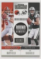 Baker Mayfield, Sam Darnold #/75