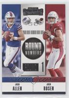 Josh Allen, Josh Rosen [EX to NM]