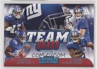 Odell Beckham Jr., Saquon Barkley, Eli Manning, Sterling Shepard #/25