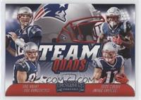 Tom Brady, Rob Gronkowski, Sony Michel, Julian Edelman [EX to NM]