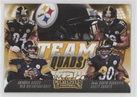 Antonio Brown, Ben Roethlisberger, JuJu Smith-Schuster, James Conner