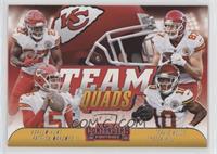 Kareem Hunt, Patrick Mahomes II, Travis Kelce, Tyreek Hill