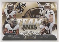 Michael Thomas, Mark Ingram, Drew Brees, Alvin Kamara