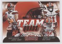 Baker Mayfield, Jarvis Landry, Antonio Callaway, Nick Chubb