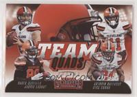 Baker Mayfield, Jarvis Landry, Antonio Callaway, Nick Chubb