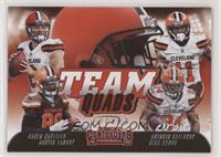 Baker Mayfield, Jarvis Landry, Antonio Callaway, Nick Chubb