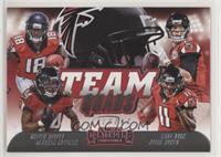 Calvin Ridley, Devonta Freeman, Matt Ryan, Julio Jones