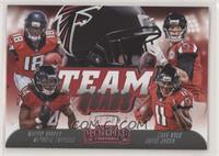 Calvin Ridley, Devonta Freeman, Matt Ryan, Julio Jones