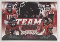 Calvin Ridley, Devonta Freeman, Matt Ryan, Julio Jones