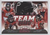 Calvin Ridley, Devonta Freeman, Matt Ryan, Julio Jones