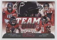 Calvin Ridley, Devonta Freeman, Matt Ryan, Julio Jones