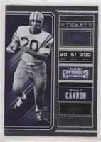 Season Ticket - Billy Cannon #/99