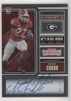 RPS College Ticket Variation C - Nick Chubb #/25