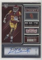 RPS College Ticket - Deontay Burnett (Red Jersey, Ball in Left Arm) #/25