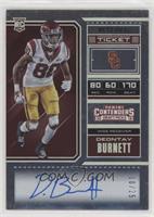 RPS College Ticket Variation B - Deontay Burnett (White Jersey) [EX to&nbs…