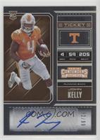 College Ticket - John Kelly (Orange Jersey, Arm Out) #/99