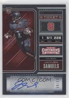 College Ticket Variation B - Jaylen Samuels (Dark Jersey) #/99