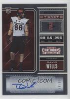 College Ticket - David Wells #/99