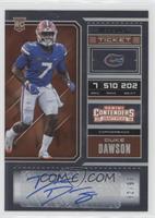 College Ticket - Duke Dawson #/99