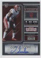 College Ticket - Tegray Scales #/99