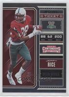 Season Ticket - Jerry Rice #/99