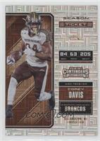 Season Ticket - Corey Davis #/15